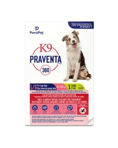 ParaPet K9 Praventa 360 Flea & Tick Treatment for Large Dogs