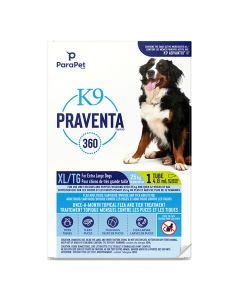 ParaPet K9 Praventa 360 Flea & Tick Treatment for Extra Large Dogs
