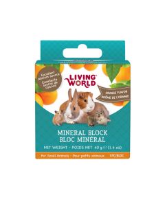 Living World Mineral Block Orange Flavour [40g]