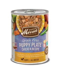 Merrick Grain Free Puppy Plate Chicken Recipe Dog Food