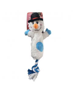 All For Paws Happy Holiday Snowman Tug & Fetch