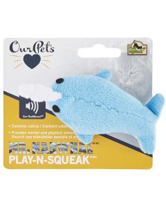 OurPets Mr. Narwhal Play-N-Squeak