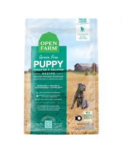 Open Farm Grain Free Puppy Chicken & Salmon Dog Food, 22lb