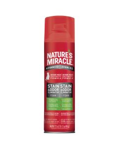 Nature's Miracle Advanced Stain & Odor Eliminator Foam for Cats [496g]