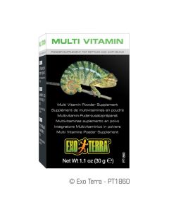 Exo Terra Multi-Vitamin Powder Supplement for Reptiles and Amphibians