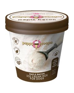 Puppy Cake Puppy Scoops Maple Bacon Ice Cream Mix for Dogs [131.5g]