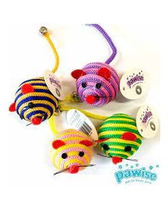 Pawise Rope Mouse Ball Cat Toy
