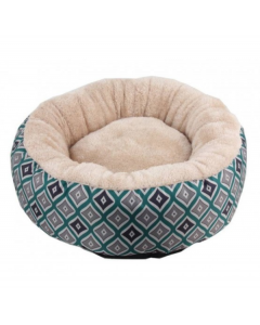 Pawise Round Dog Bed Green, 22x22” -Medium