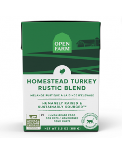 Open Farm Turkey Rustic Blend Cat Food, 156g
