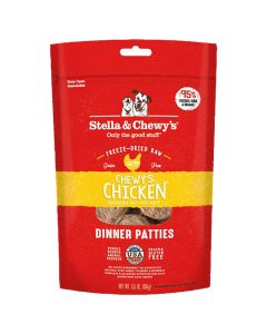 Stella & Chewy's Freeze-Dried Raw Dinner Patties Chewy's Chicken for Dogs [156g]