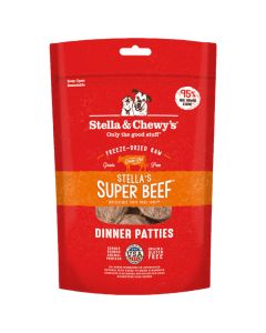 Stella & Chewy's Freeze-Dried Raw Dinner Patties Stella's Super Beef for Dogs [397g]