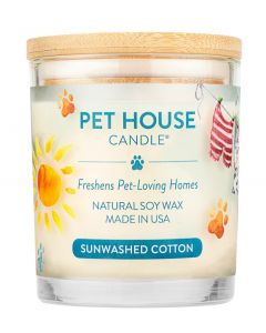 Pet House Sunwashed Cotton Candle, 9oz