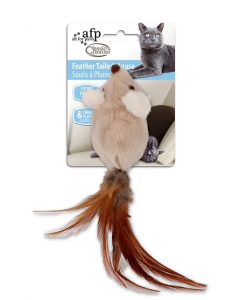 All For Paws Classic Comfort Feather Tailed Mouse