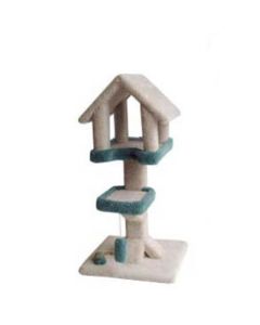 TomCat Chalet Scratching Post [3'] (Assorted Colours) TC160