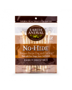 Earth Animal No Hide Venison Recipe Dog & Cat Stix [10 Pack]