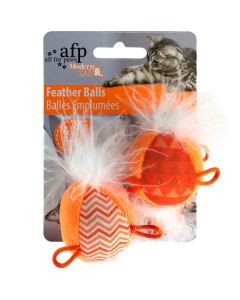 All For Paws Modern Cat Feather Balls