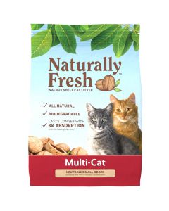 Naturally Fresh Multi-Cat Quick-Clumping Cat Litter, 14lb
