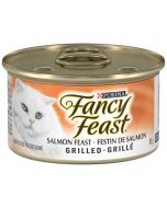 Fancy Feast Grilled Salmon Feast in Gravy Cat Food, 85g