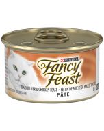 Fancy Feast Pâté Tender Liver & Chicken Feast Cat Food, 85g