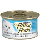 Fancy Feast Grilled Ocean Whitefish & Tuna Feast in Gravy Cat Food, 85g