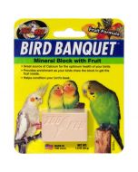 Zoo Med Bird Banquet Mineral Block with Fruit, 28g