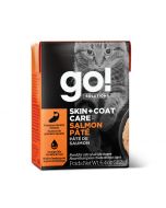 Go! Solutions Skin + Coat Care Salmon Pâté Cat Food, 182g