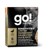 Go! Solutions Sensitivities Limited Ingredient Grain-Free Duck Pâté Dog Food, 354g