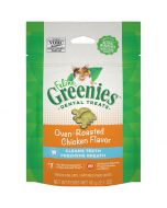Feline Greenies Oven Roasted Chicken Flavor Dental Treats [60g]