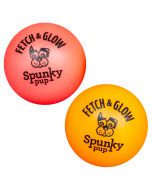 Spunky Pup Fetch & Glow Ball [Small - 2 Pack] (Assorted Colours)