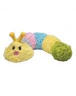 Patchwork Pet Pastel Caterpillar - Squeak Grunt & Rattle [35"]