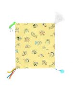 All For Paws Catoon Crinkle Play Mat Yellow
