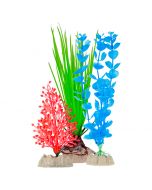 GloFish Plastic Plants Multipack