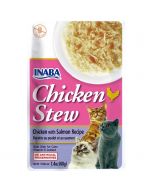 Inaba Stew Chicken & Salmon Cat Food, 1.4oz