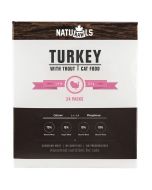 Naturawls Frozen Turkey with Trout Cat Food [6lb]