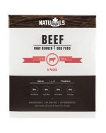 Naturawls Frozen Beef Raw Dinner Dog Food 