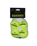 Hyper Pet Squeaks! Tennis Balls [4 Pack]