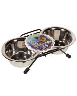 Dogit Stainless Steel Double Dog Diner Mini