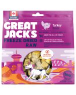 Great Jack's Freeze-Dried Raw Turkey Dog Treats [198g]