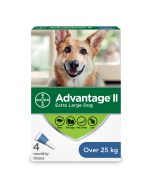 Advantage II Extra Large Dog Flea Treatment [Over 25kg - 4 Pack]