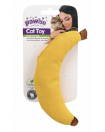 Pawise Catnip Banana Cat Toy, 6.7"