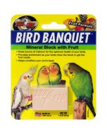 Zoo Med Bird Banquet Mineral Block with Fruit [28g]