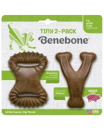 Benebone Tiny 2-Pack Dental Chew & Wishbone