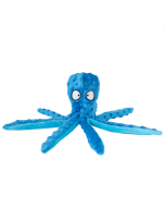Brookbrand Pets Octopus Crunchy Squeaker, Blue