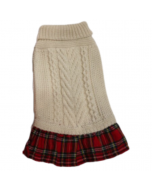 Pawise Cable-Knit Skirt Sweater, 12”