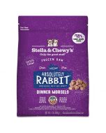 Stella & Chewy's Frozen Raw Dinner Morsels Absolutely Rabbit Cat Food [1lb]
