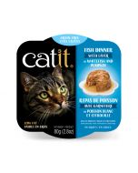 Catit Fish Dinner with Whitefish and Pumpkin Cat Food [80g]