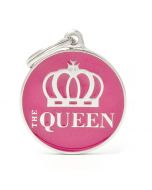 My Family CHARMS Circle "The Queen" Pet ID Tag