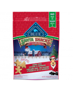 Blue Holiday Santa Snacks Crunchy Biscuits Dog Treats [311g]