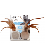 All For Paws Classic Comfort Feather Balls, 2pk