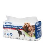 Pawise Disposable Diapers For Female Dogs 12pk, 8-14lbs -Medium